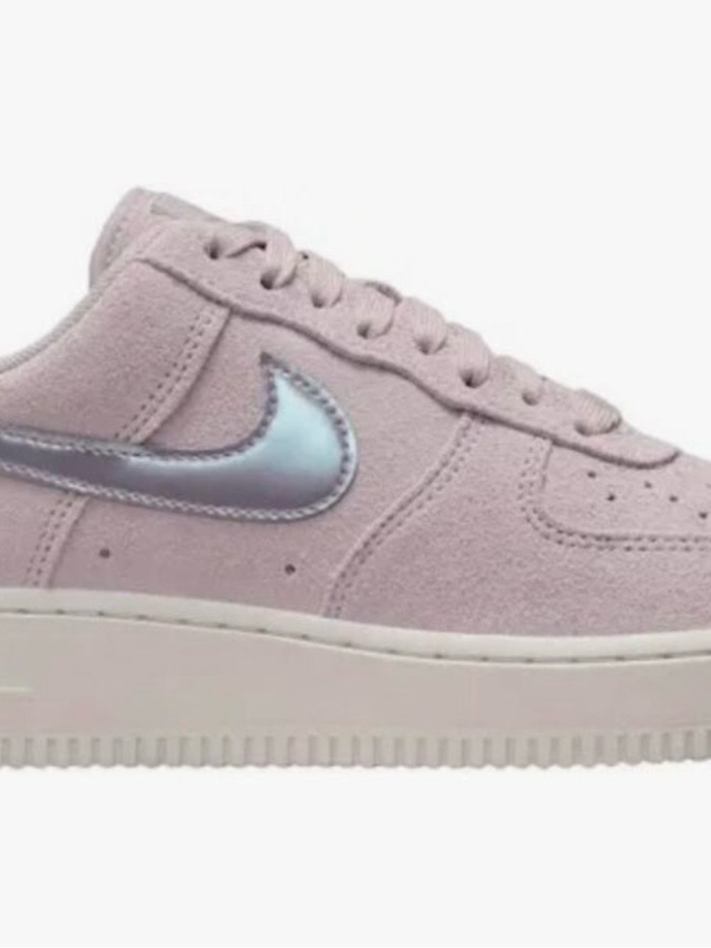 Nike Women's Suede Air Force 1 Sneaker in Light purple